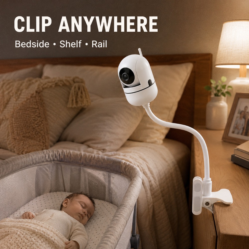 Webcam Stand Clip - Draagbare flexibele camera klembevestiging houder standaard