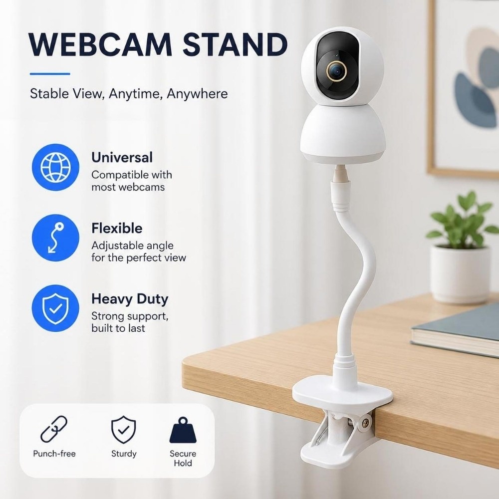 Universele cameraklem, zonder  - Webcam Stand Clip recensie en prijs